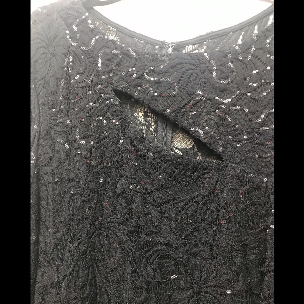 Marina long black lace all lined,NWT - Picture 5 of 8